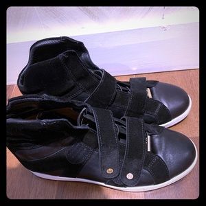 Designer Jimmy Choo High Top Sneaker - image 1